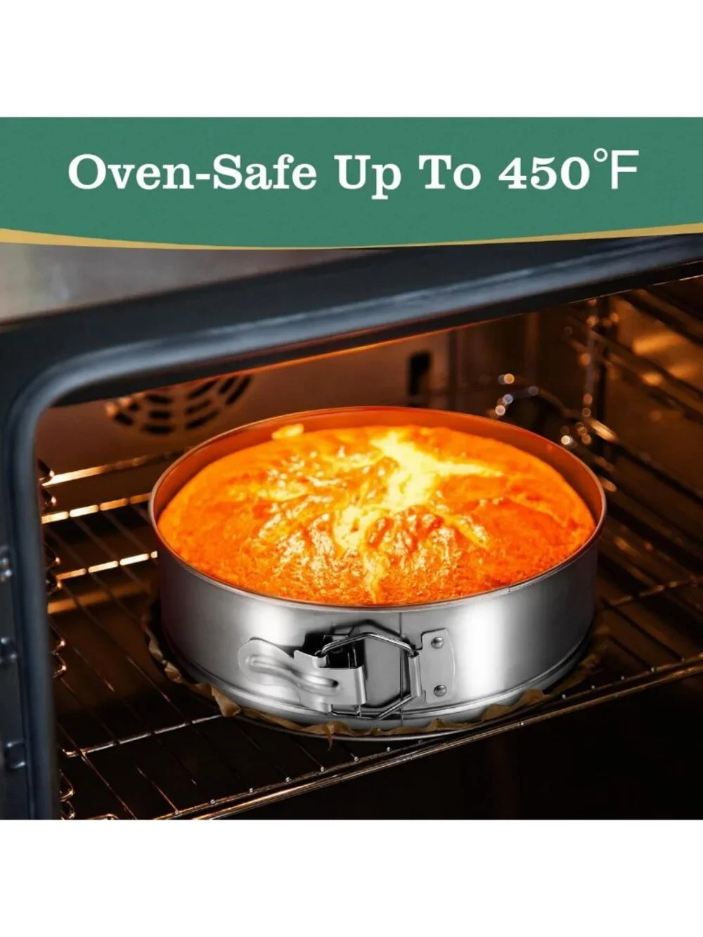Springform Pan Set - 4/7/9/10 Inch, Removable Bottom, Durable Stainless Steel